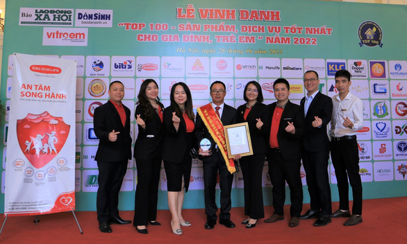 Dai-ichi Life Việt Nam nhận giải Top 100 - Sản phẩm, dịch vụ tốt nhất cho gia đình, trẻ em - Ảnh 2.