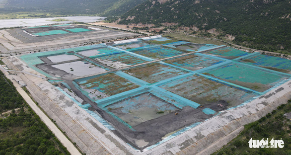 Hình ảnh mới nhất về bãi chứa tro, xỉ của các nhà máy nhiệt điện Vĩnh Tân