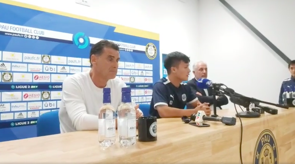 Quang Hải họp báo tại Pau FC: ‘Tôi chấp nhận mọi thử thách - Ảnh 1.