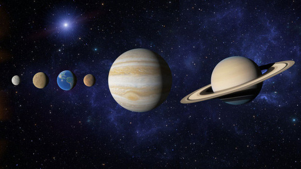 Ngắm hiện tượng thú vị: 5 ngôi sao Kim, Mộc, Thủy, Hỏa, Thổ xếp thẳng hàng trên trời - Ảnh 1.