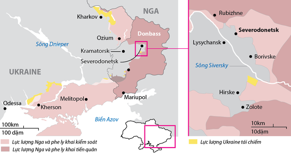 Giằng co ở chảo lửa Severodonetsk - Ảnh 1.