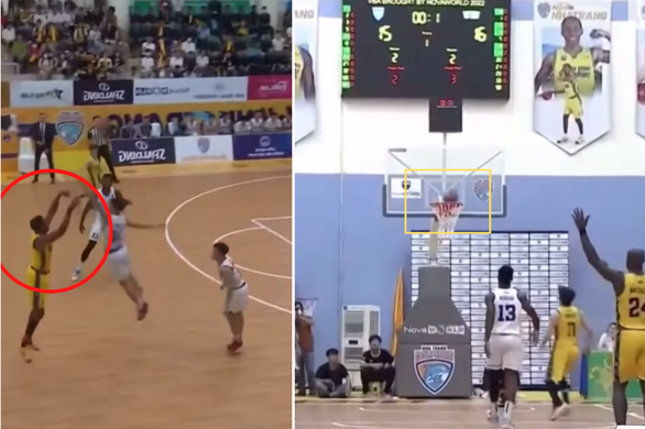 Cú ‘buzzer beater’ đã xuất hiện tại VBA 2022 - Ảnh 1.