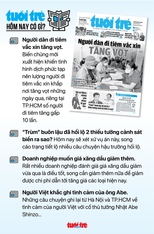Tin sáng 12-7: Xét xử 2 cựu thiếu tướng cảnh sát biển nhận hối lộ; Trình loạt dự án KCN mới - Ảnh 5. Tin sáng 12-7: Xét xử 2 cựu thiếu tướng cảnh sát biển nhận hối lộ; Trình loạt dự án KCN mới - Ảnh 5.