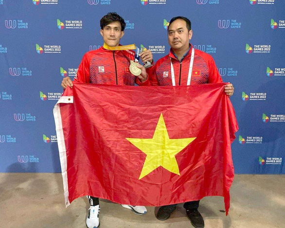 Nguyễn Trần Duy Nhất giành huy chương vàng môn muay ở World Games 2022 - Ảnh 1.