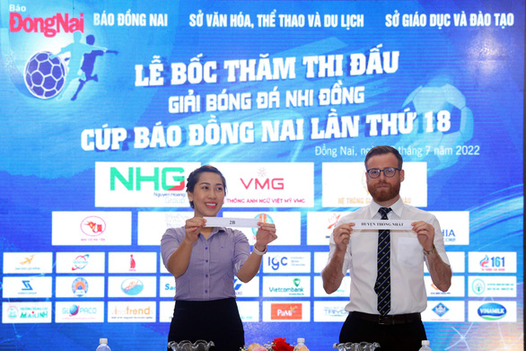 11 đội bóng tham dự Giải bóng đá nhi đồng Cúp báo Đồng Nai lần 18 - Ảnh 1.