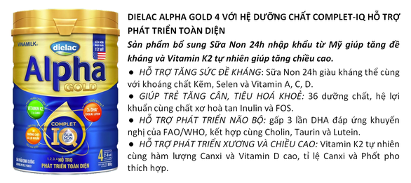 Dielac Alpha Gold - 33 năm cùng thế hệ trẻ em Việt Nam phát triển toàn diện - Ảnh 3.