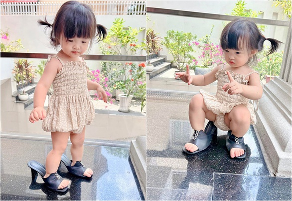 Ảnh vui sao Việt 19/7: Con gái Đông Nhi tập catwalk - Ảnh 1. Ảnh vui sao Việt 19/7: Con gái Đông Nhi tập catwalk - Ảnh 1.