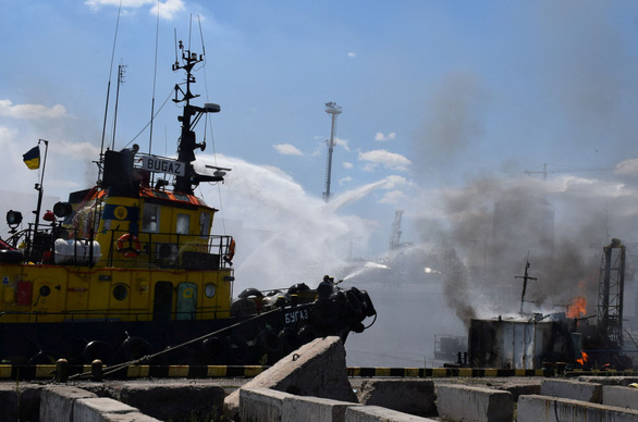 Cảng Odessa bị tấn công: Ukraine vẫn xuất khẩu lương thực - Ảnh 2.