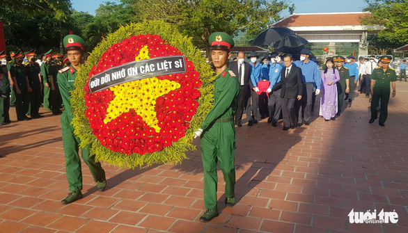 Lễ cải táng 68 hài cốt liệt sĩ quân tình nguyện Việt Nam trở về đất mẹ - Ảnh 1.