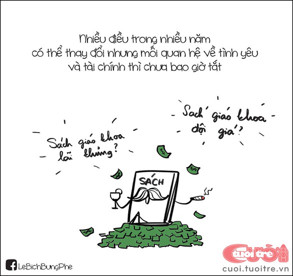 Tình yêu với... sách giáo khoa - Ảnh 5. Tình yêu với... sách giáo khoa - Ảnh 5.