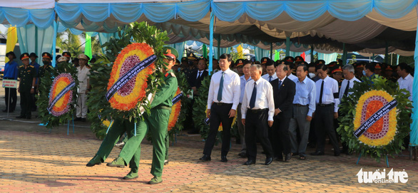 Truy điệu, cải táng 80 hài cốt liệt sĩ quân tình nguyện và chuyên gia Việt Nam - Ảnh 2.