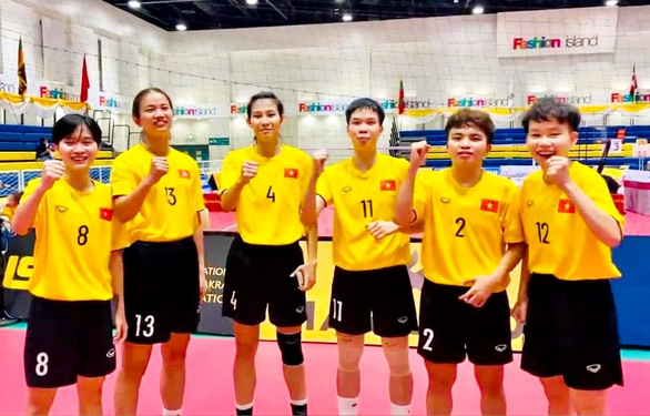 Đánh bại chủ nhà Thái Lan, cầu mây 4 nữ Việt Nam giành huy chương vàng thế giới - Ảnh 1.
