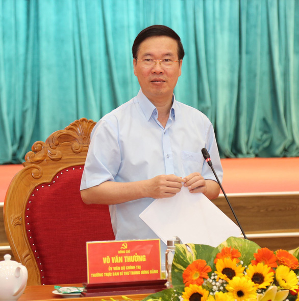 Thường trực Ban Bí thư Võ Văn Thưởng làm việc với Ban thường vụ Tỉnh ủy Bình Định - Ảnh 2.