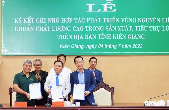 Lộc Trời ký hợp tác với MB bank hơn 12.000 tỉ đồng để sản xuất lúa gạo tại Kiên Giang - Ảnh 2.