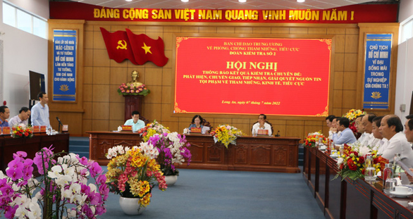 10 năm, Long An phát hiện 552 nguồn tin tội phạm về tham nhũng - Ảnh 1.