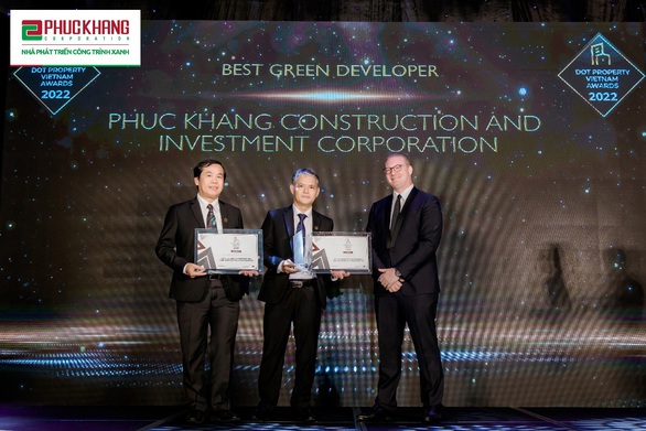 Phuc Khang Corporation ‘lập cú đúp’ tại Dot Property Vietnam Awards 2022 - Ảnh 1. Phuc Khang Corporation ‘lập cú đúp’ tại Dot Property Vietnam Awards 2022 - Ảnh 1.