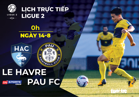 Lịch trực tiếp Pau FC và Quang Hải tại Ligue 2 cuối tuần này - Ảnh 1.