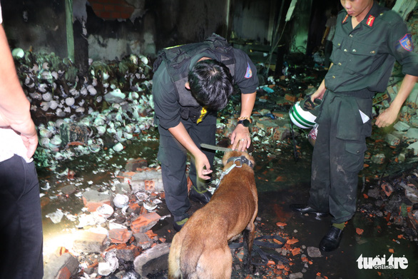 Tạm dừng tìm kiếm 3 mẹ con còn mất tích trong vụ cháy nhà ở Phan Rang - Ảnh 2.