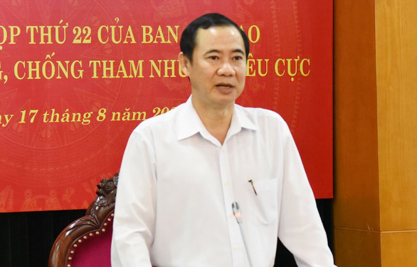Đề nghị Ninh Bình giải trình việc phó bí thư Tỉnh ủy bị cảnh cáo nhưng làm phó ban chống tham nhũng - Ảnh 1.
