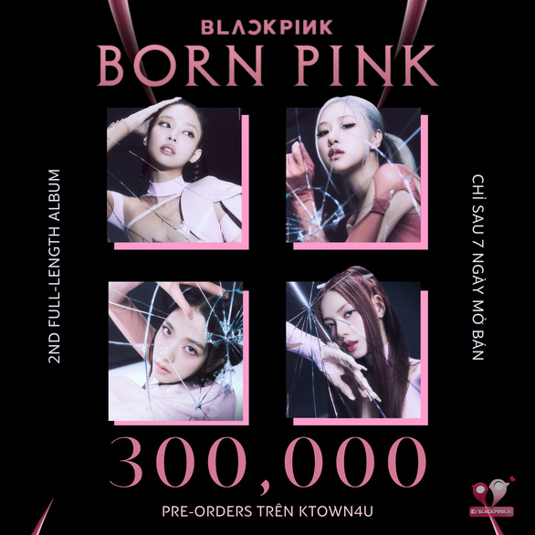 BLACKPINK lập kỷ lục mới, ‘BORN PINK’ chưa ra mắt đã bán được 1,5 triệu bản - Ảnh 1.