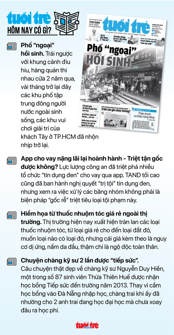 Tin sáng 18-8: Sẽ có chính sách đặc thù mới cho TP.HCM; Xác minh tài sản cá nhân ở 20 đơn vị y tế - Ảnh 5.