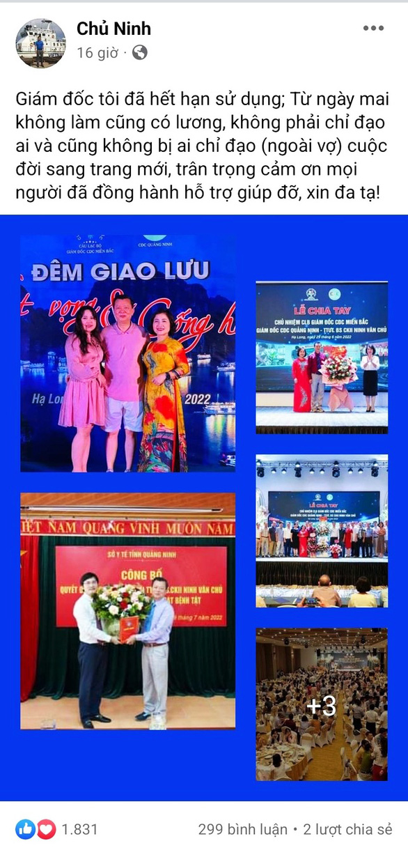 Cựu giám đốc CDC Quảng Ninh nói gì về bữa tiệc chia tay ‘hoành tráng’ khi nghỉ hưu? - Ảnh 2.