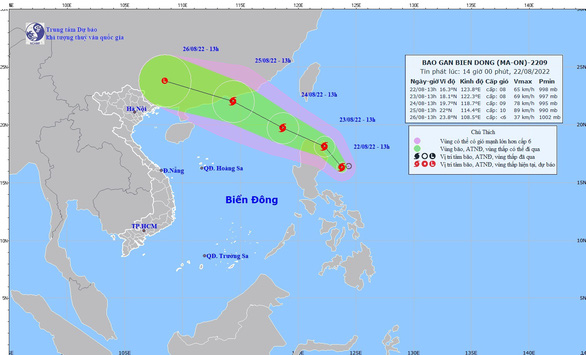 Áp thấp nhiệt đới ngoài khơi Philippines mạnh lên thành bão - Ảnh 1.