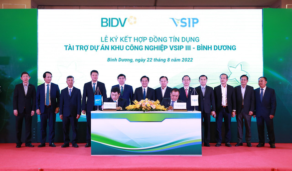 BIDV tài trợ 4.600 tỉ cho dự án đầu tư Khu công nghiệp VSIP 3 ở Bình Dương - Ảnh 1.
