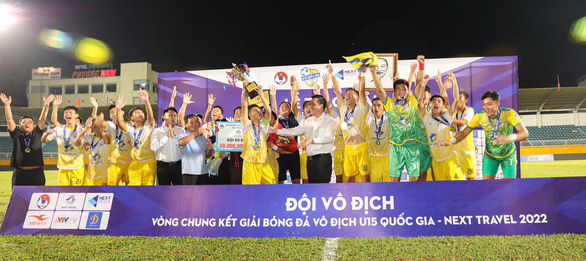 U15 Sông Lam Nghệ An vô địch U15 Quốc gia - Next Travel 2022 - Ảnh 1.