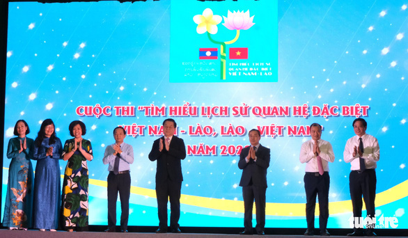 Hơn 95.000 người dự thi tìm hiểu lịch sử quan hệ đặc biệt Việt Nam - Lào - Ảnh 1.