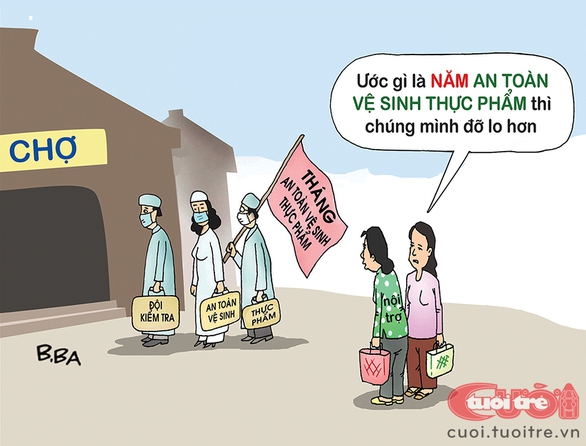 Vệ sinh an toàn thực phẩm... nguyên năm - Ảnh 1. Vệ sinh an toàn thực phẩm... nguyên năm - Ảnh 1.