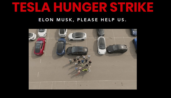Chủ xe Tesla xếp hình cầu cứu Elon Musk - Ảnh 1.