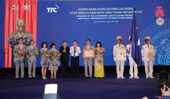 Tập đoàn TTC nhận huân chương lao động - Ảnh 1.