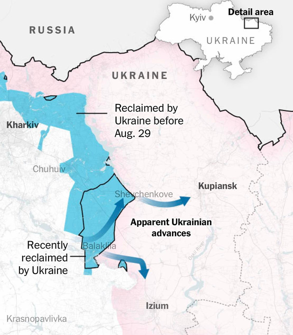 Quân Ukraine cắt được đường tiếp viện của Nga cho vùng Donbass? - Ảnh 2.
