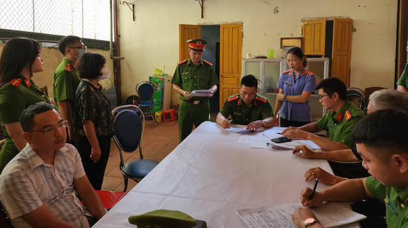 Bắt cựu trưởng Phòng Tài nguyên - Môi trường TP Lạng Sơn - Ảnh 1.