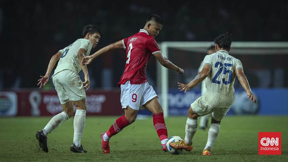 Thắng đậm Timor-Leste, U20 Indonesia tạm xếp sau U20 Việt Nam - Ảnh 1.