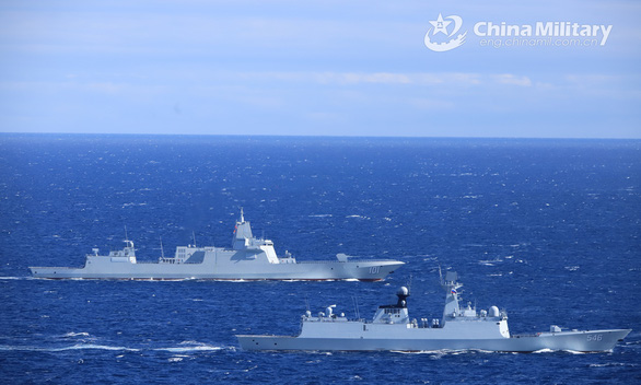 Hải quân Nga và Trung Quốc tuần tra chung ở Thái Bình Dương - Ảnh 1.