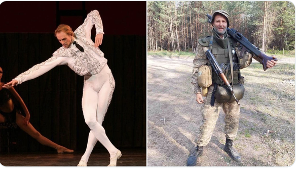 Ukraine thương tiếc nghệ sĩ ballet nổi tiếng hy sinh trên chiến trường - Ảnh 2.