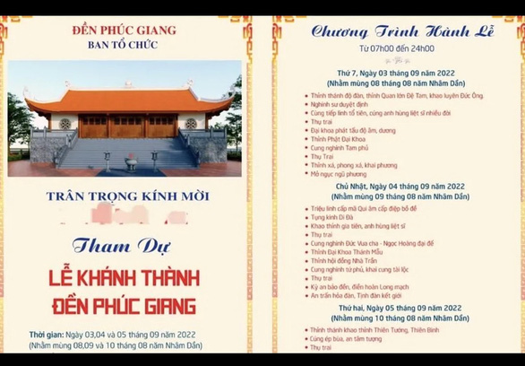 Đền thờ xây không phép ở cảng không làm lễ khánh thành như dự kiến - Ảnh 2.