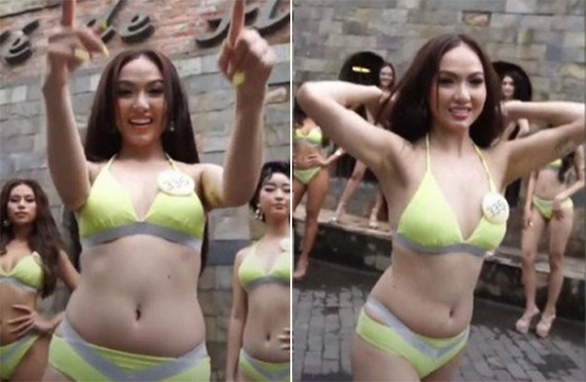 Thí sinh Miss Grand Vietnam 2022 lộ bụng mỡ khi diện áo tắm - Ảnh 2. Thí sinh Miss Grand Vietnam 2022 lộ bụng mỡ khi diện áo tắm - Ảnh 2.