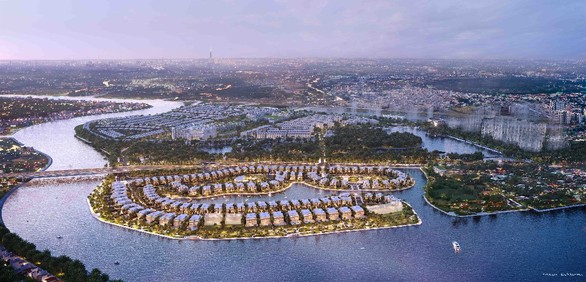 Thế đất thủy bao trong phong thủy của dinh thự hàng hiệu The Rivus - Ảnh 2. Thế đất thủy bao trong phong thủy của dinh thự hàng hiệu The Rivus - Ảnh 2.