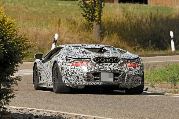 ‘Hậu duệ’ Lamborghini Aventador gặp trục trặc khi đang thử nghiệm - Ảnh 4.