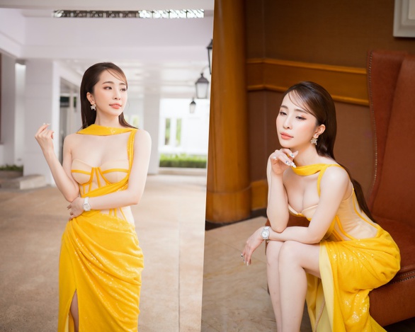 Quỳnh Nga khiến khán giả hoang mang với những bộ váy gây ảo giác - Ảnh 1. Quỳnh Nga khiến khán giả hoang mang với những bộ váy gây ảo giác - Ảnh 1.