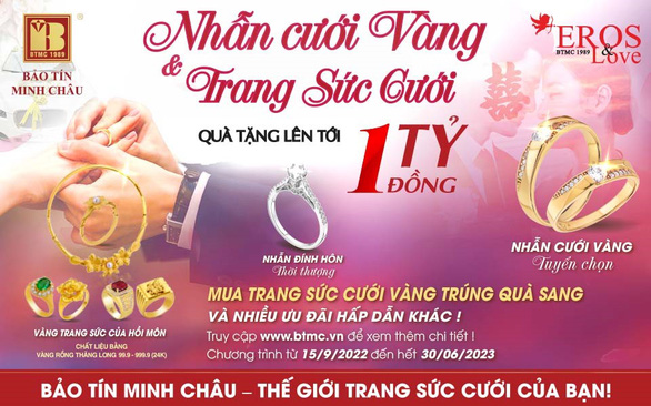 Đón mùa cưới cùng siêu ưu đãi tới 1 tỉ đồng tại Bảo Tín Minh Châu - Ảnh 1.