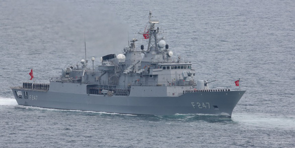 The first time a Turkish warship docked in an Israeli port in more than 10 years - Photo 1.
