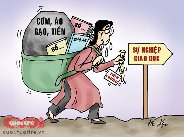 Đời giáo viên: Chân trong - chân ngoài - Ảnh 2. Đời giáo viên: Chân trong - chân ngoài - Ảnh 2.