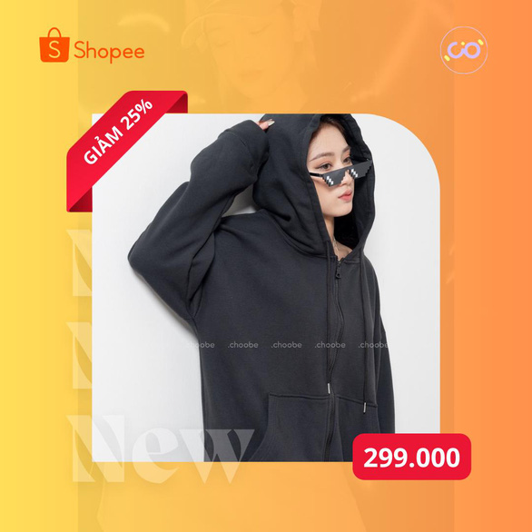 Săn áo khoác oversize giảm đến 50%, rinh luôn cả iPhone mới trên Shopee - Ảnh 5.