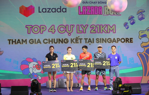 Lộ diện 4 ‘chân chạy’ xuất sắc giành được tấm vé tham dự chung kết Lazada Run tại Singapore - Ảnh 2.