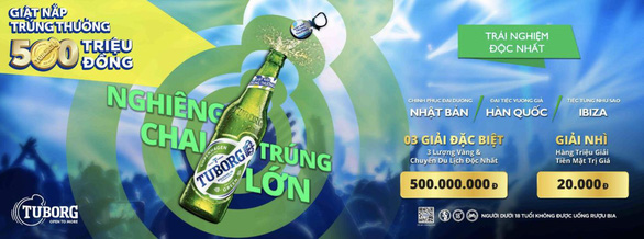 Hãy cùng tham gia trải nghiệm cùng bia Tuborg