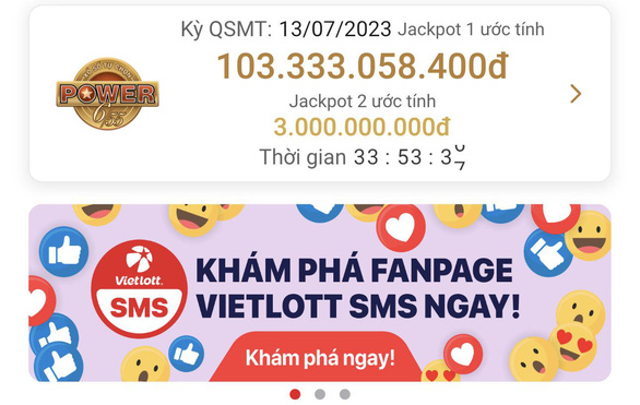 Chờ đợi chủ nhân Jackpot trăm tỉ đồng trong năm 2023 - Ảnh 2.